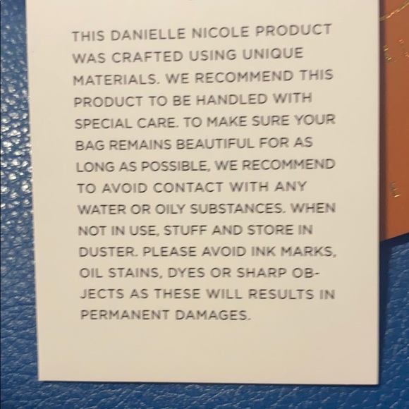 Blue backpack tote - Picture 5 of 6